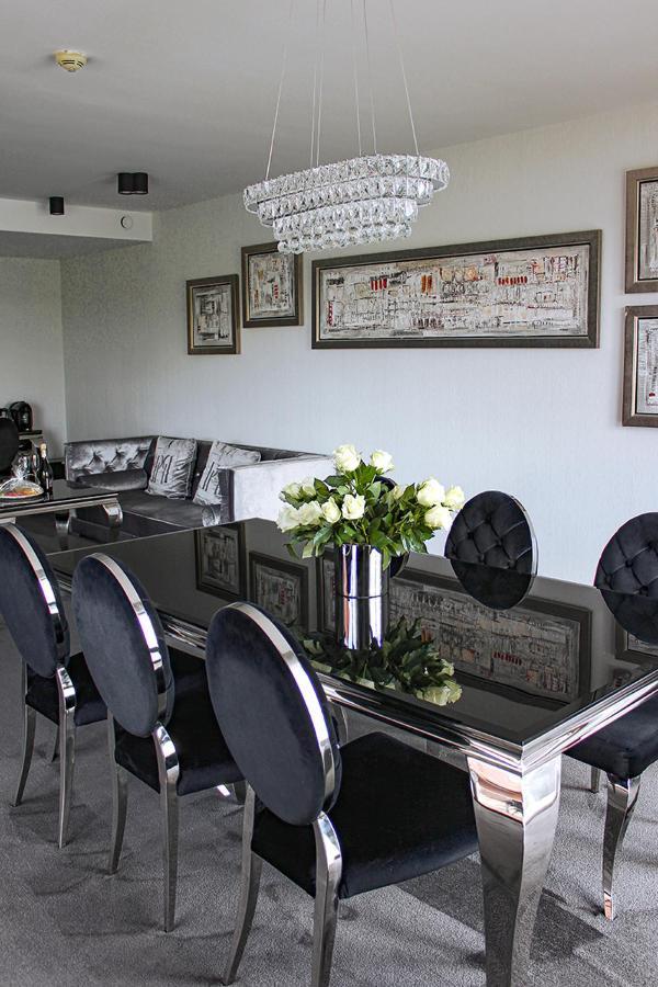 Willa Port Ostróda Dış mekan fotoğraf Dining room